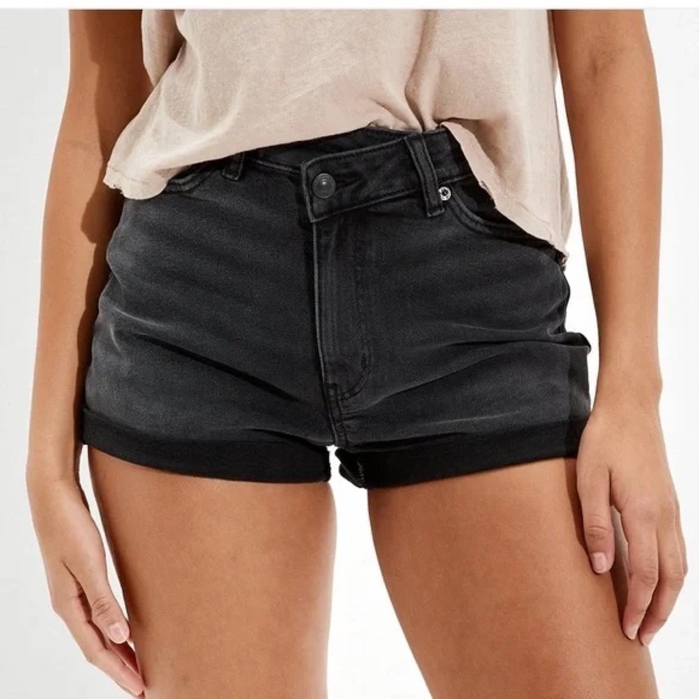 American Eagle Outfitters Black Jean Shorts